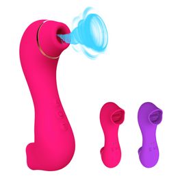 OLO Vagina Clitoris Vibrator sexy Toy for Women 10 Modes Sucking Tongue Licking Vibrators Nipple Anal Massager