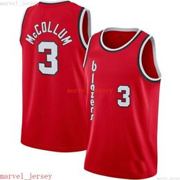 100% Stitched McCollum #3 Swingman Jersey XS-6XL Mens Throwbacks Basketball jerseys Cheap Men Women Youth