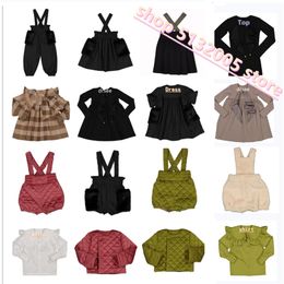 Pre-sale 2020 Autumn and Winter New Girls Velvet Dress Worsted +cotton Bow Tie Dress Girls Christmas Dress LJ200923