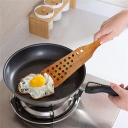 Natural Wooden Spatula Cookware Shovel For Non-stick Pan Spoon Utensils Tool Wooden Gadgets Cookware Kitchen Accessories Cooking