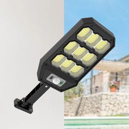 279LED Solar Wall lamps Outdoor 3 Modes Optical Motion Sensor Waterproof or Patio Stair Garden Yard Fence Wall Lamp