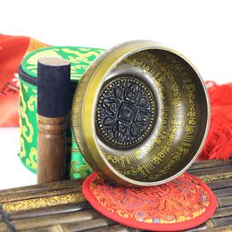 New Belief Singing Bowl Set Mindfulness Mantra Yoga With Mallet Gift Ornament Home Tibetan Chakra Healing Meditation nepal 201125