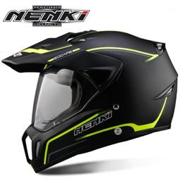 nenki black motorcycle helmet motorcycle full face helmet motocross mens adventure downhill dh racing casco moto ece1