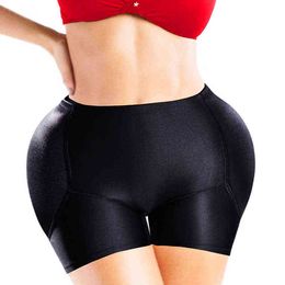 Sexy Big Ass Hip Enhancer 5XL XXS Padded Panty Women Dress Underwear Slim Body Shaper Butt Lifter Control Panties Waist Trainers Y220311