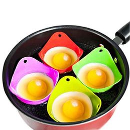 Silicone Egg Poachers Poaching Pods Egg Mould Bowl Rings Food Grade Egg Steamer Cooker Boiler Kitchen Cooking Tools Pancake Maker LSK1543