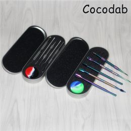 10pcs dabber tool kit Wax Cleaner Tools Earpick Dabber Tool Cleaning 5 styles For Paste Grease Dry Herb Glass Smoking Pipes