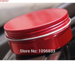 150g 150ml Red Aluminum Jar Packing Tins Cans Metal Cream Aroma Essential Oil Pot Cosmetic Aluminium Jar, 24pcs/lotgood quantity