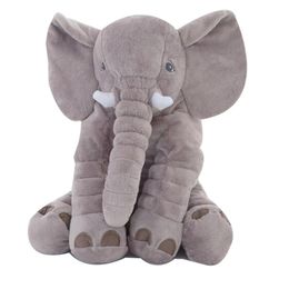 Hot 1pc 40/60cm Infant Plush Elephant Soft Appease Elephant Playmate Calm Doll Baby Toy Elephant Pillow Plush Toys Stuffed Doll LJ200902