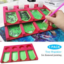 Diamond Painting Tools and Accessories Beading Tray Organizer Multi Holders 5D DIY Painting with Diamonds Kits 201112