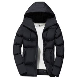 Men's Down Jacket Winter Padded Mens Hooded Short Jackets Padded Hood Thickened Korean Style Down Jacket Men's Coat Autumn 201225