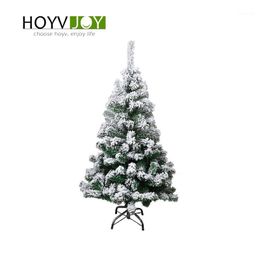 Christmas Decorations HOYVJOY Flocking Tree 150cm Snowflake Family El Mall Decoration Year Gift With Ornamentation1