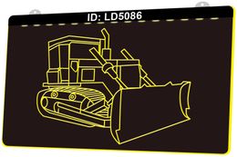 LD5086 Truck Forklift 3D Engraving LED Light Sign Wholesale Retail