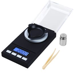 50g/0.001g Portable Electronic Scale Mini Precision Digital Jewellery Scale Kitchen Scales Measuring Tool Creative Gift