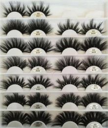 Wholesale long dramatic mink lashes 25mm real mink eyelashes 25MM 3D mink big eyelashes costom box2022new