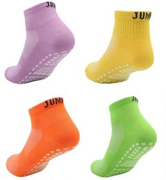 Professional Children trampoline socks indoor home adult gym workout floor socks Men women Athletic massage sox thin mesh fabric parent-child early education sock