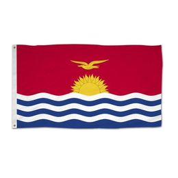 Kiribati Flag High Quality 3x5 FT 90x150cm Flags Festival Party Gift 100D Polyester Indoor Outdoor Printed Flags Banners