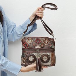 Las Mujeres Bolsos Del Morral De Cuero De La Vendimia Pequeña Oferta Online  | DHgate.com