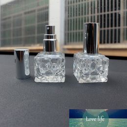 10pcs Transparent Spray Bottles 10ml Glass Mini Refillable Container Portable Travel Perfume Bottles Empty Cosmetic Containers
