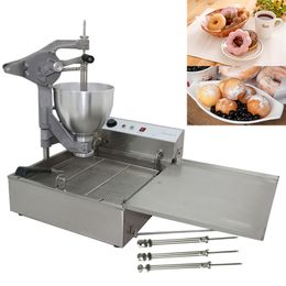 Stainless Steel Donut Machine Electric Doughnut Making Frying Machine Donut Waffle Maker With 3 Mould 110V 220V