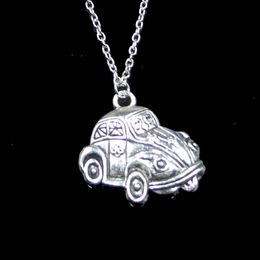 Fashion 31*32mm Retro Classic Cars Pendant Necklace Link Chain For Female Choker Necklace Creative Jewelry party Gift