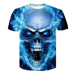 Men's T-Shirts Men's / Women's Casual T-Shirt 2021 Design 3D Skull Print Top S-4XL1