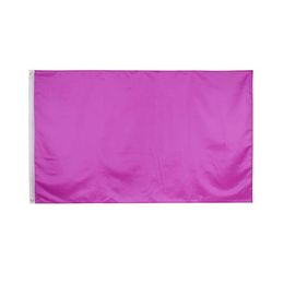 Purple Flag Banner 3x5 FT 90x150cm Colour Flag Festival Party Gift 100D Polyester Indoor Outdoor Printed Hot selling