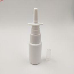 Free Shipping 24Sets/lot Pharmaceutical Plastic HDPE White 5ml Oral Nasal Spray Bottle with 18/410 Pump Sprayer Atomizersgood qualtity