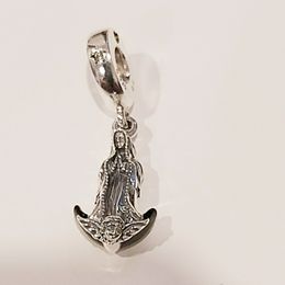 Pandora-Charms mit Motiv der Jungfrau von Guadalupe für Armbänder, DIY-Schmuckherstellungssets, lose Perlen, Silberschmuck, Armbandherstellung im Großhandel 799646C01