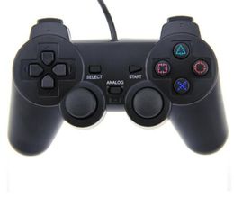 Wired Controller Double Shock Gamepad Joystick For PS2 Playstation 2 Vibration Mode Game Controllers & Joysticks Applicable Products Host Black Colour