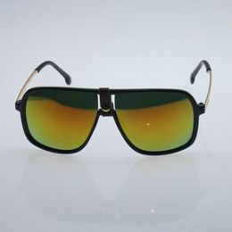 Sunglasses Men Vintage Sun glasses Oversized Shades UV400 Eyewear Gafas de Sol Gafas Shade Mirror gold UV400 man sun glasses