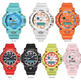 BOAMIGO Brand Women Sports Watches Multifunction Dual Display Watches Fashion Digital Wristwatches Waterproof Relogio Feminino 201116