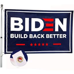 Back Better Biden Flags 3x5 , Digital Printing Outdoor Decoration, Indoor Polyester Fabric ,Double Stitching, Free Shipping