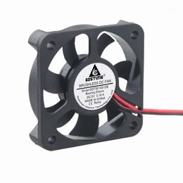 Fans & Coolings Gdstime 2 Pieces DC 5V 2Pin 50x50x10mm 5010 Small Brushless Cooler Cooling Fan 50mm X 10mm 7 Blade1