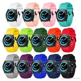 20MM Silicone sport watch band For Samsung Gear S2 732 Gear sport watch For Smasung Galaxy 42mm For samsung Galaxy Watch Active strap