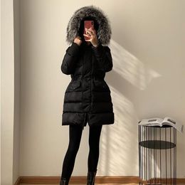 2020women winter jacket down Fur collar Top Quality Winter Coat New Women Casual Outdoor Warm Feather Outwear Thicken Lengthen