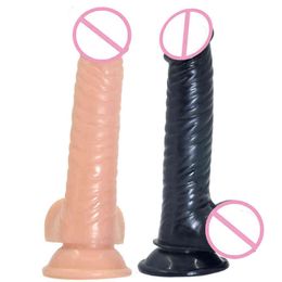 NXY Dildos Anal Toys Manual Suction Cup Female Artificial Penis Pvc Vaginal Massage Masturbation Device Adult Sex Products 0225