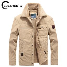 Brand Winter Warm Thicken Jacket Parkas Coat Men High Quality Military Windbreaker Men Casual Fleece Jacket Large Size M-6XL 201028