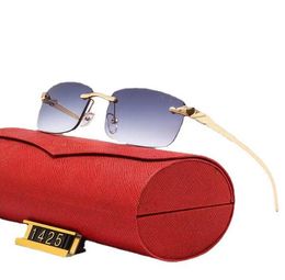 red fashion sport sunglasses for men unisex glasses mens women rimless sun eyeglasses silver gold metal frame eyewear lunettes