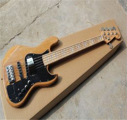 2022 High Quality F Marcus Miller Signature Jazz Bass 5 String Natural Colour Bass Guitar In Stock