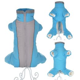 Winter Clothes For Small Dogs Warm Fleece Puppy Pet Coat Jacket Waterproof Reflective Dog Jumpsuits Chihuahua Clothing Overalls 201109