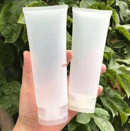 200ml/g Frosted Transparent Plastic Travel Shampoo/Body Wash Bottle, Empty Cosmetic Facial Cleanser/Hand Cream Soft Hose Tubehigh qualtity