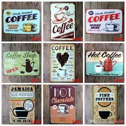 Cafe Restaurant Decorative Metal Plate License Vintage Home Decor Tin Sign Bar Pub Garage Sign Metal Painting Plaque WVT0111