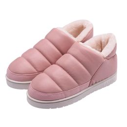 Winter Home Shoes Non Slip Indoor Warm Shoes Slippers Comfortable Waterproof Thick-soled Warm Shoes X1020