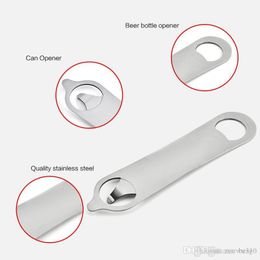 2 In 1 Bottle Opener Can Opener Stainless Steel Beer Bottle Opener Portable Wine Openers Practical Wall Mount Bottle Openers WVT0348