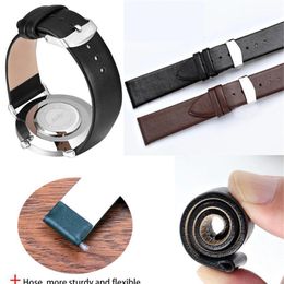 8mm 10mm 12mm 14mm 16mm 18mm 20mm 22mm 24mm Leather Watch Band Men Women Soft Sport Waterproof Strap Wrist Bracelet W jllxYu