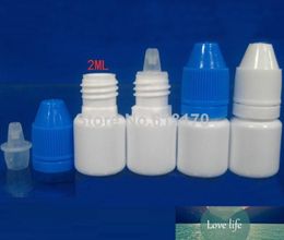 1500pcs EMS,DHL 2ml White Empty Dropper Bottles 2cc Plastic Liquids Eye Drops Vials Mini Essential Oil Bottle