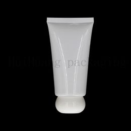 50pcs 50g Soft Empty Tube White Makeup Cosmetic Cream Lotion Travel Containers Case 50ml Facial Cleanser Container