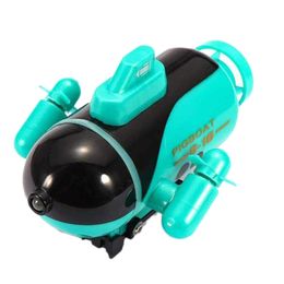 Mini Radio Racing RC Submarine Toy Underwater Submarine Bath Toys Remote Control Boat In Bathtub Pools Lakes Boat Gifts For Kids