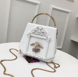 2020 Factory brand women bag sweet and lovely angel decoration womens chain package trend literature and art women's leather handbag fashion