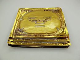 Gold facial mask moisturising crystal gold powder face masks & peels makeup drop shipping